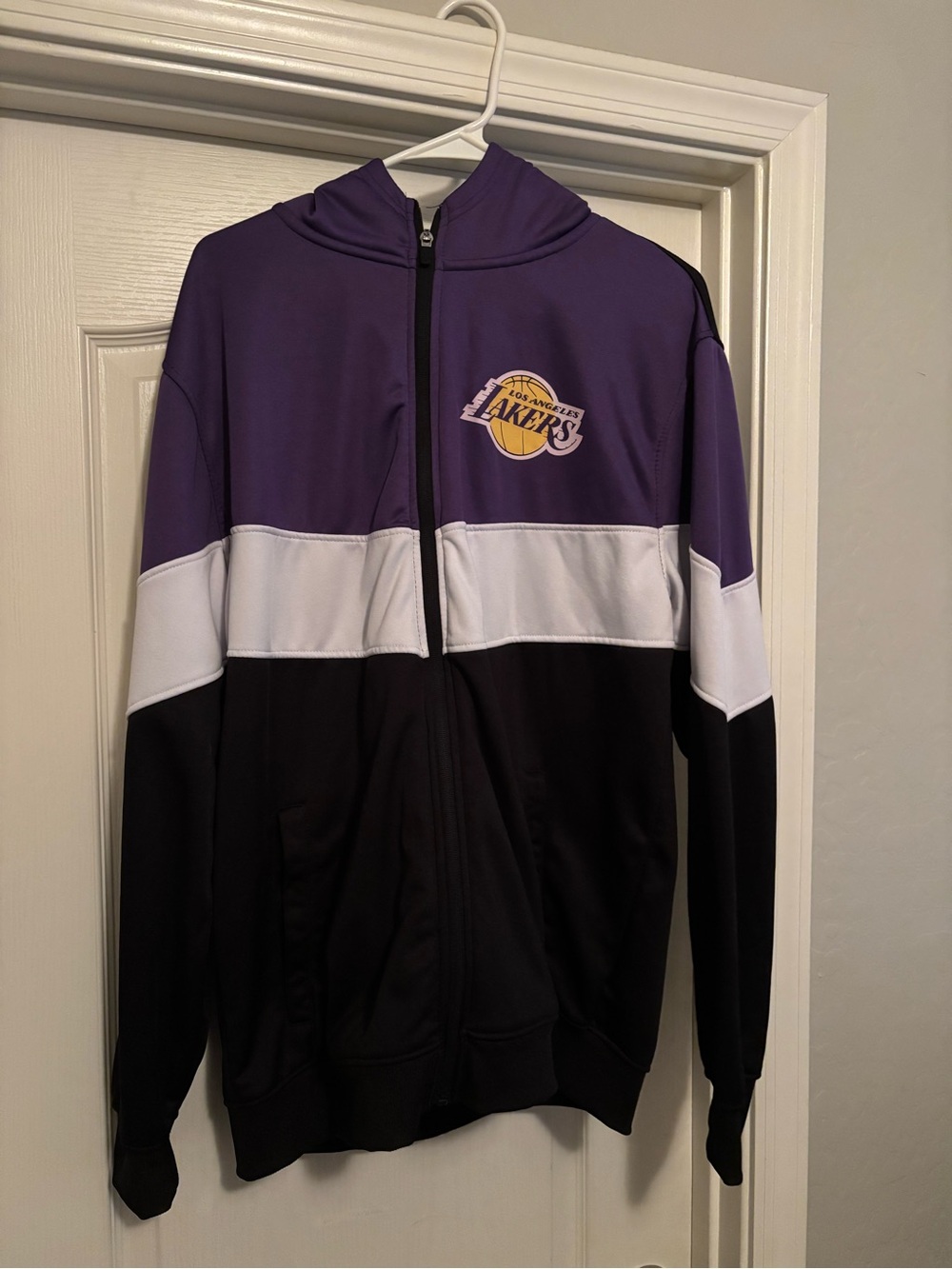 Los Angeles Lakers Zip Up Hoodie - XL - Clean - NBA Authentic